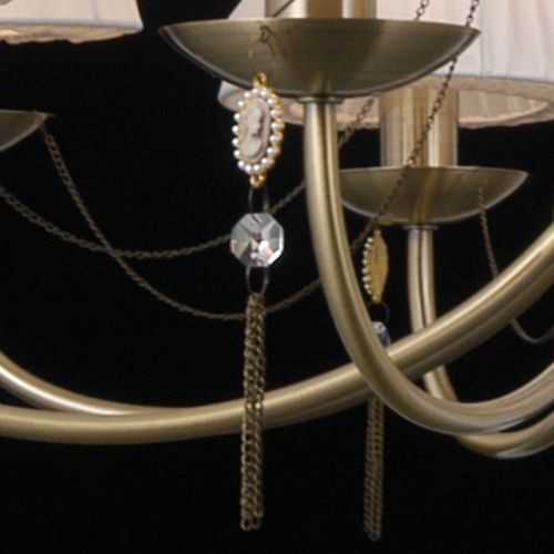 Подвесная люстра ILLUMICO IL0023 IL0023-8PSQ-24 AB CASTOR в Нижнем Новгороде фото 2