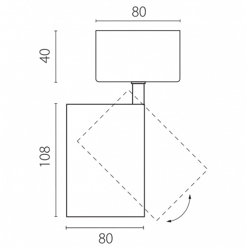 Спот Lightstar Alta Base A5337SO в Нижнем Новгороде фото 2
