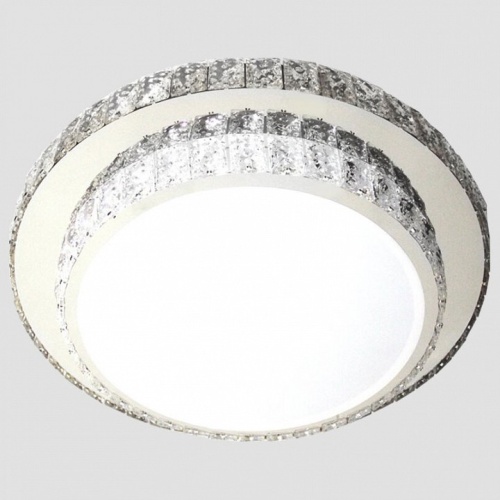 Накладной светильник Ambrella Light Orbital Crystal F95 CH/CL 72W D600 в Нижнем Новгороде