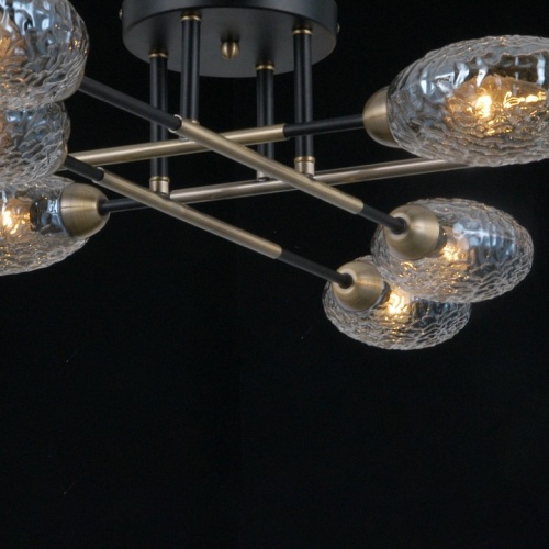 Потолочная люстра ILLUMICO  IL0255-8CSQ-79 BK AB в Нижнем Новгороде фото 5