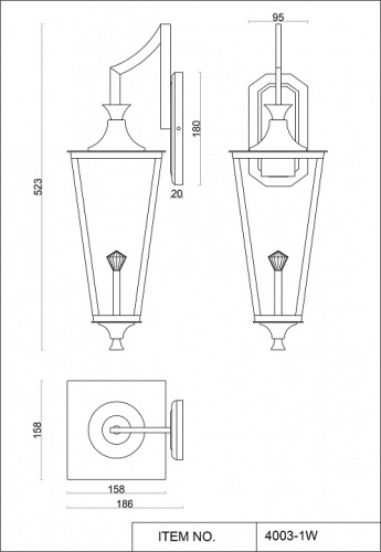 Бра Favourite Lampion 4003-1W в Уфе фото 6