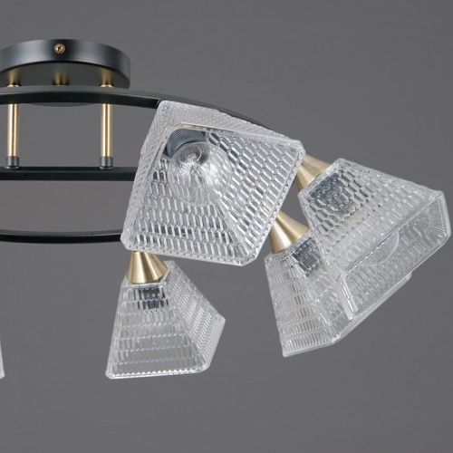 Люстра на штанге ILLUMICO IL0850 IL0850-8CSQ-25BKAB ELITE в Нижнем Новгороде фото 2