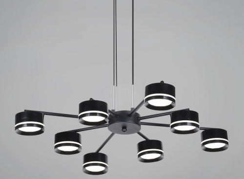 Подвесная люстра  19490-0.4-4+4 Black в Нижнем Новгороде