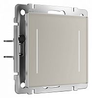 Выключатель двухклавишный с подсветкой без рамки Werkel дымчатый W4523641 в Нижнем Новгороде