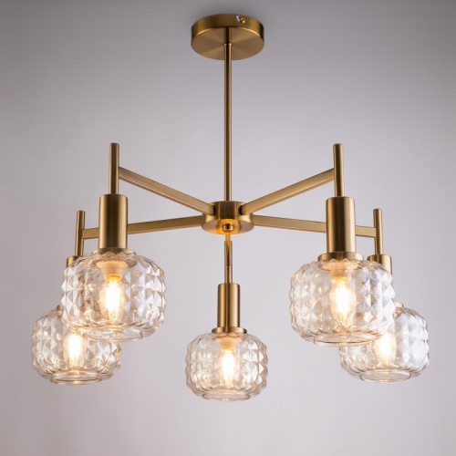 Люстра на штанге Freya Fero FR5366CL-05BS в Нижнем Новгороде фото 6