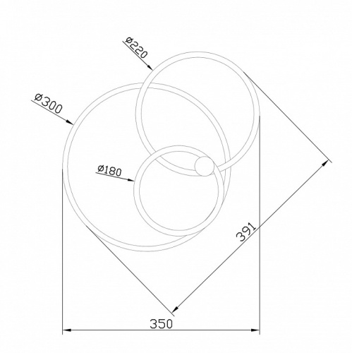 Светильник на штанге Escada Contour 10213/2LED BL Chrome в Нижнем Новгороде фото 2