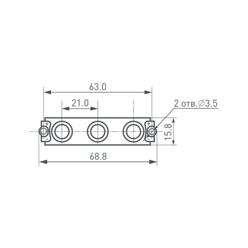 Модуль герметичный ARL-LC2835-3-12V Red (Arlight, Закрытый) в Ермолино фото 4