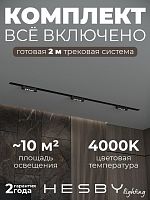 Комплект трековый Hesby Lighting Skylite №9 HSBL_kompl_S009_VI2B4K в Нижнем Новгороде
