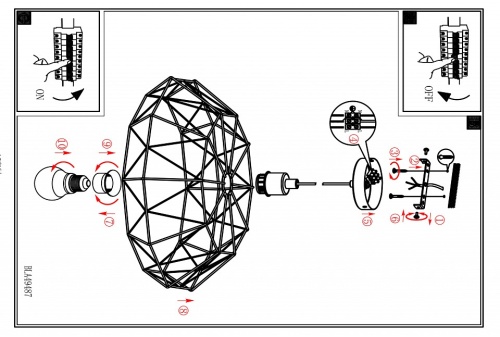 Подвесной светильник Eglo Carlton 2 49488 в Нижнем Новгороде фото 3