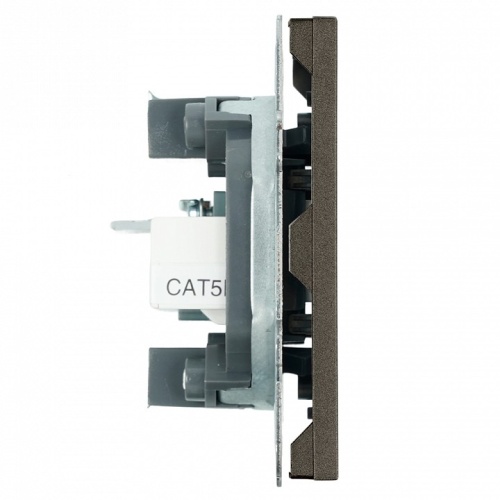 ТВ-розетка и розетка Ethernet RJ-45 без рамки Stekker Эмили 49924 в Нижнем Новгороде фото 4