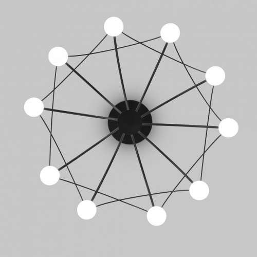 Люстра на штанге Eurosvet Ragno 90035/10 LED черный в Нижнем Новгороде фото 5