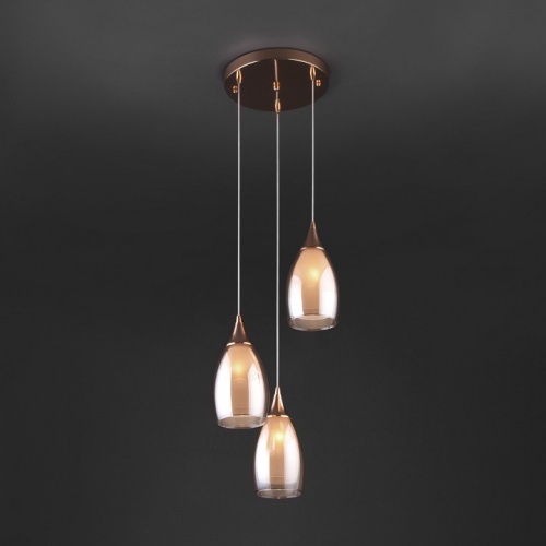 Подвесной светильник Eurosvet Cosmic 50085/3 золото в Нижнем Новгороде фото 6