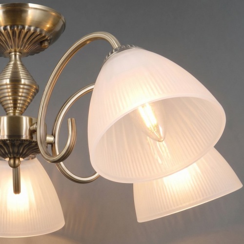 Люстра на штанге ILLUMICO  IL0897-5CSQ-26 AB ELITE в Нижнем Новгороде фото 2