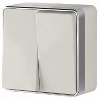 Выключатель двухклавишный Werkel Gallant (слоновая кость) W5020003 в Нижнем Новгороде