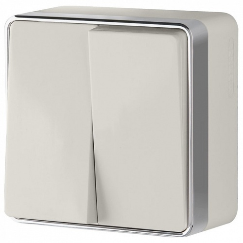 Выключатель двухклавишный Werkel Gallant (слоновая кость) W5020003 в Нижнем Новгороде