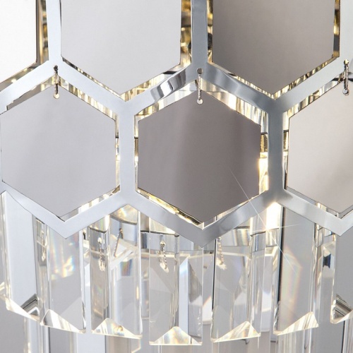 Накладной светильник Eurosvet Ariana 10124/2 хром/прозрачный хрусталь Strotskis (10113/2) в Нижнем Новгороде фото 3