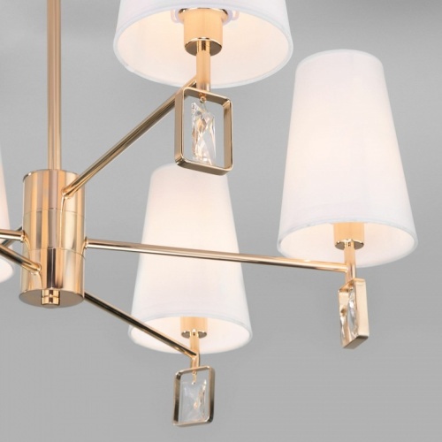 Люстра на штанге Eurosvet Milazzo 60137/6 золото в Нижнем Новгороде фото 2