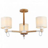 Люстра на штанге Imex MD.19107 MD.19107-3-S-WOOD+WH в Нижнем Новгороде