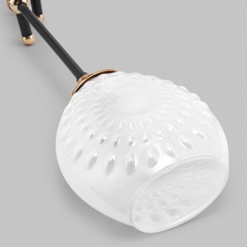 Люстра на штанге Imex MD.4144 MD.4144-3-S-BK+FGD в Нижнем Новгороде фото 3