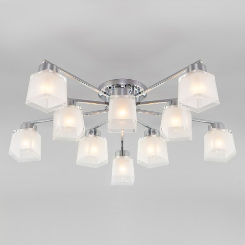 Потолочная люстра Eurosvet Delfi 30162 хром в Нижнем Новгороде