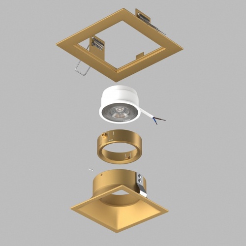 Встраиваемый светильник Lightstar Domino D51303GMOD в Нижнем Новгороде фото 2