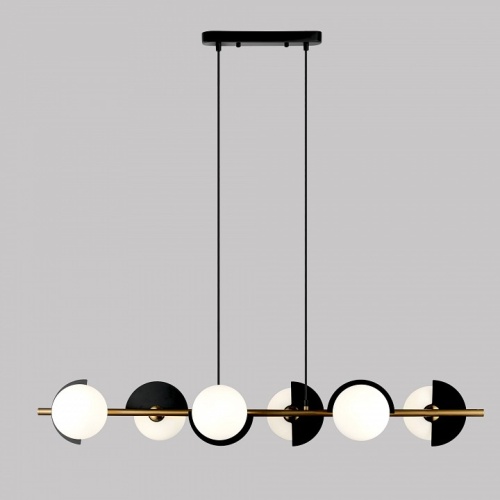 Подвесная люстра Eurosvet Moity 70149/6 черный/латунь в Нижнем Новгороде фото 7