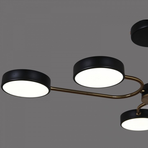 Люстра на штанге 03325-0.3-06 BK+COPPER в Нижнем Новгороде фото 3