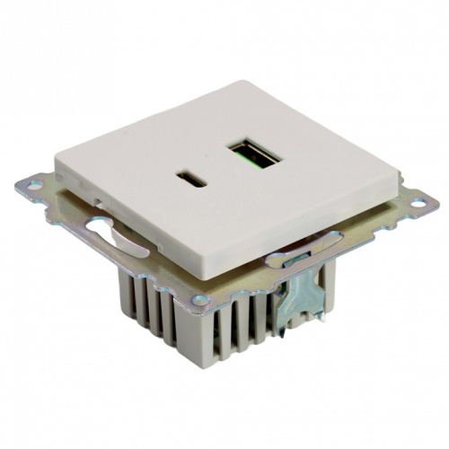 Розетка 2хUSB type A и C без рамки Stekker Катрин 50051 в Нижнем Новгороде фото 6