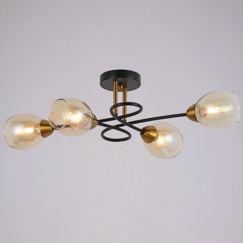 Люстра на штанге ILLUMICO Celeste IL8263-4COU-79 BK GD Celeste в Нижнем Новгороде