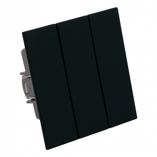 Выключатель трехклавишный без рамки Stekker Мия 50444 в Нижнем Новгороде фото 4