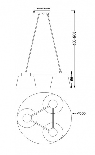 Подвесная люстра Freya Barbara FR5004PL-03CH в Нижнем Новгороде фото 2