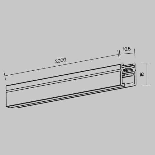 Трек накладной Maytoni Busbar trunkings Levity TRX184-112B в Белокурихе фото 7