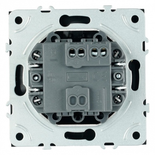 Выключатель двухполюсной самовозвратный без рамки Stekker Эмили 50326 в Нижнем Новгороде фото 5