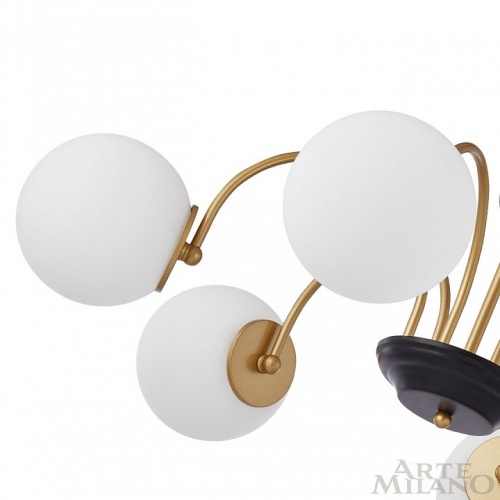 Люстра на штанге Arte Milano AM-Napoli 312066/D850/6 BS/BK в Нижнем Новгороде фото 6