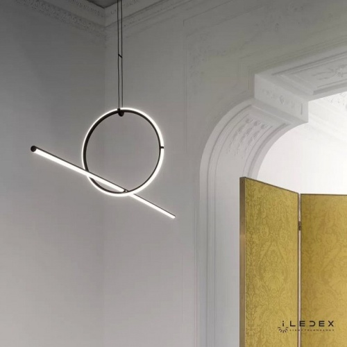 Подвесной светильник iLedex Zoom 10339P/A2-35W-3000K BK-WH в Нижнем Новгороде фото 6