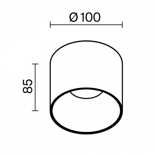 Накладной светильник Maytoni Alfa LED C064CL-01-15W4K-RD-WB в Нижнем Новгороде фото 3