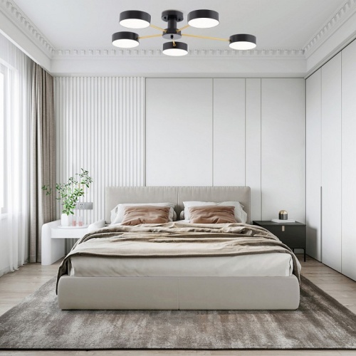 Потолочная люстра Arte Milano Ferrara 252006/5 Bk/Bk в Нижнем Новгороде фото 5