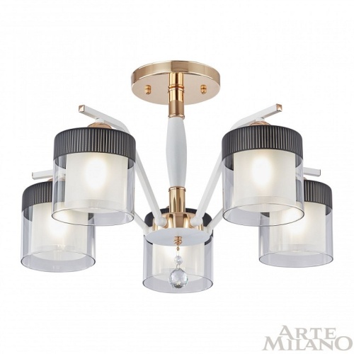 Люстра на штанге Arte Milano Napoli-2646 332646/5 FGD+WT в Нижнем Новгороде фото 7