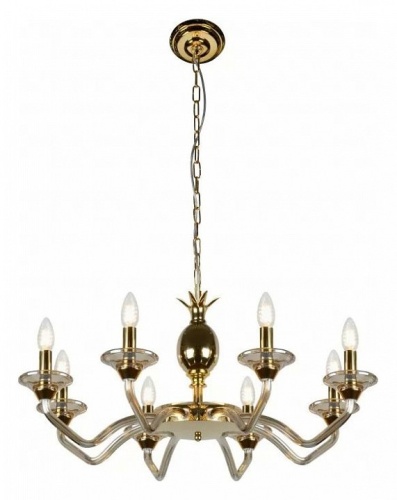 Подвесная люстра iLamp Flo YT2049-8 GD+COG в Нижнем Новгороде фото 5