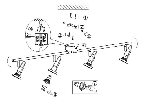Спот Globo Anne 54383-4 в Нижнем Новгороде фото 4