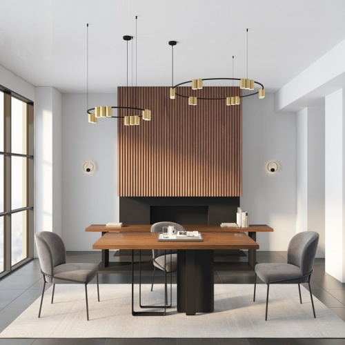 Подвесная люстра Denkirs Orbit DK4065-BK+SG в Нижнем Новгороде фото 2