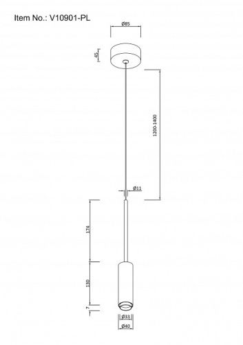 Подвесной светильник Moderli Rin V10901-PL в Нижнем Новгороде фото 4