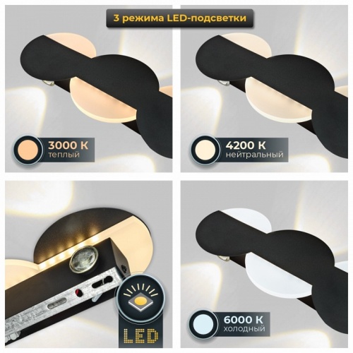 Накладной светильник Imex IL.0040.0060 IL.0040.0060-4-MBK в Нижнем Новгороде фото 4