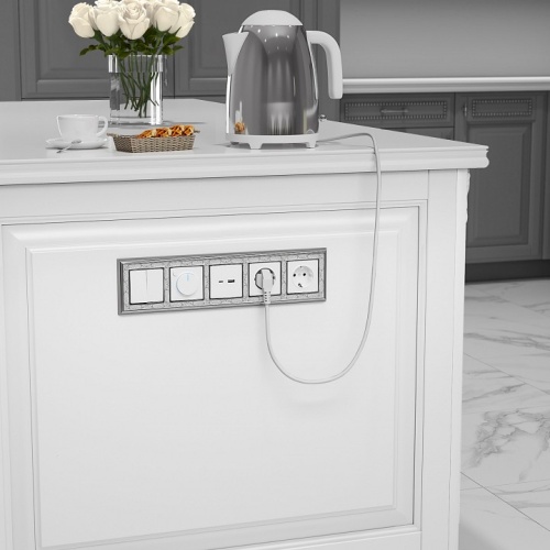 Розетка с заземлением, без рамки Werkel белый W1171301 в Нижнем Новгороде фото 14