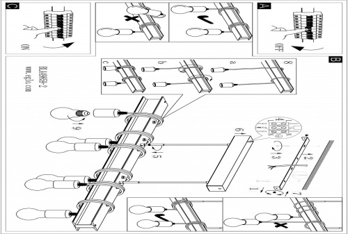 Подвесной светильник Eglo Townshend 4 49859 в Нижнем Новгороде фото 2