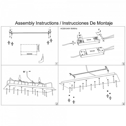 Подвесная люстра Mantra Boomerang 9392+9245 (14L) в Нижнем Новгороде фото 9