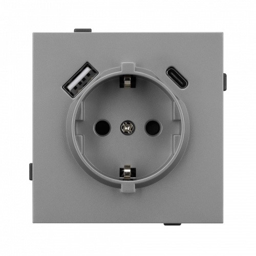 Розетка 2хUSB type A и C без рамки Arlight SCT-TENDO 054088 в Нижнем Новгороде фото 3