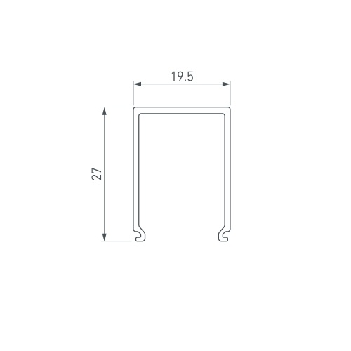 Экран ARH-WIDE-(B)-H20-2000 RCT Clear-PM (Arlight, Пластик) в Абдулино фото 3