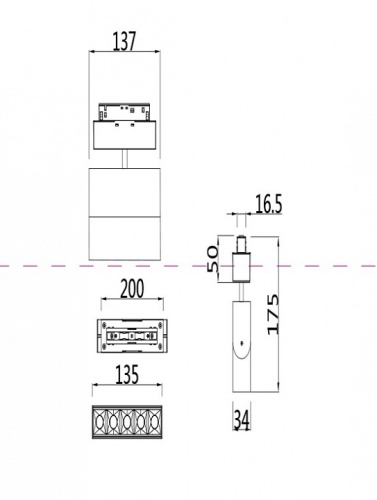 Светильник на штанге Maytoni Points TR015-2-10W3K-W в Куйбышеве фото 3