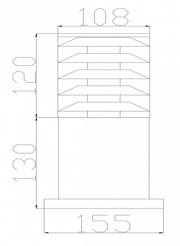 Наземный низкий светильник Maytoni Bronx O576FL-01GR в Бородино фото 2